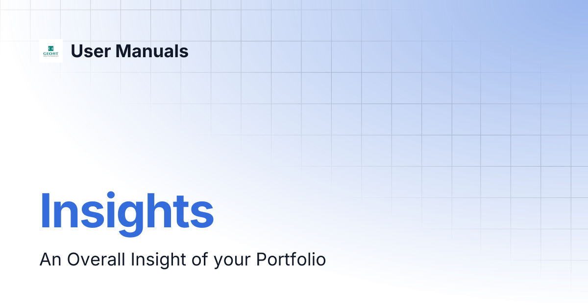 Insights | User Manuals
